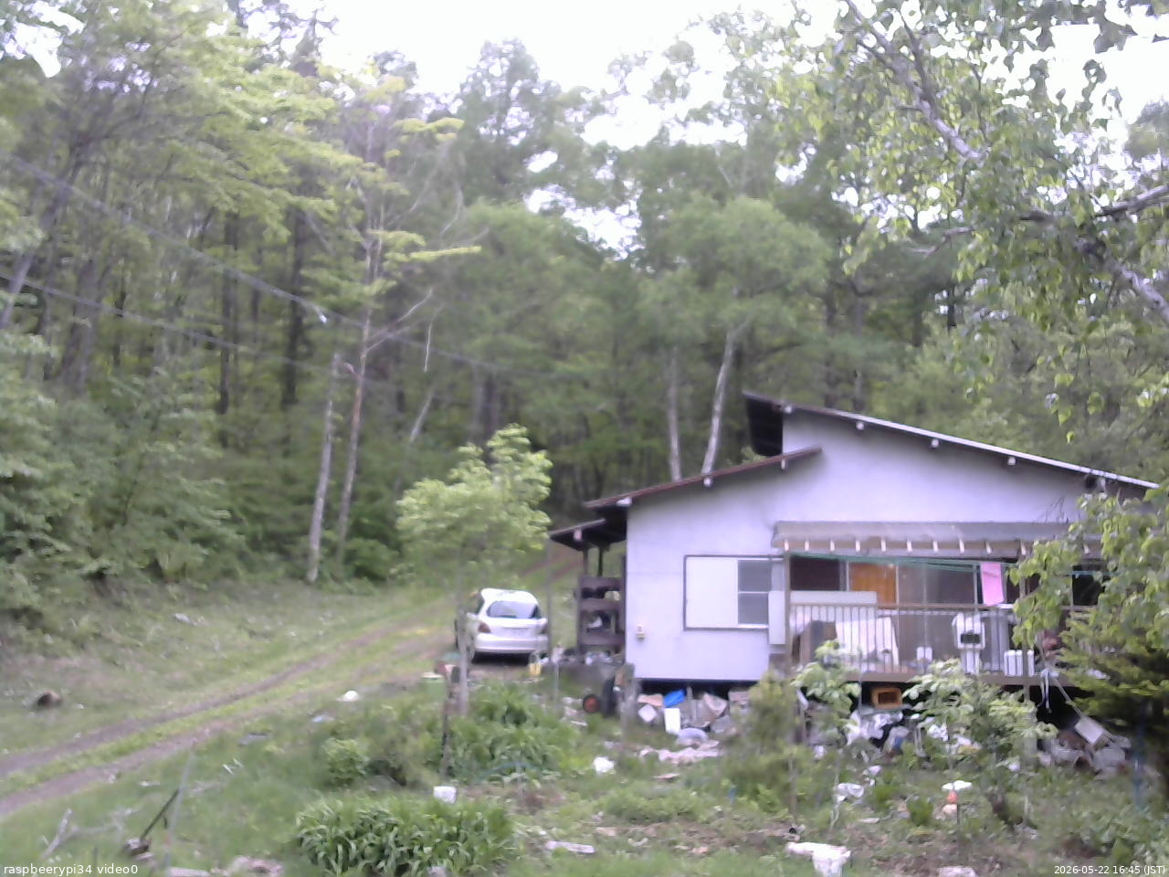 長野県菅平高原 ゆたか山荘 西側(坂上) 2026/05/22 16:45