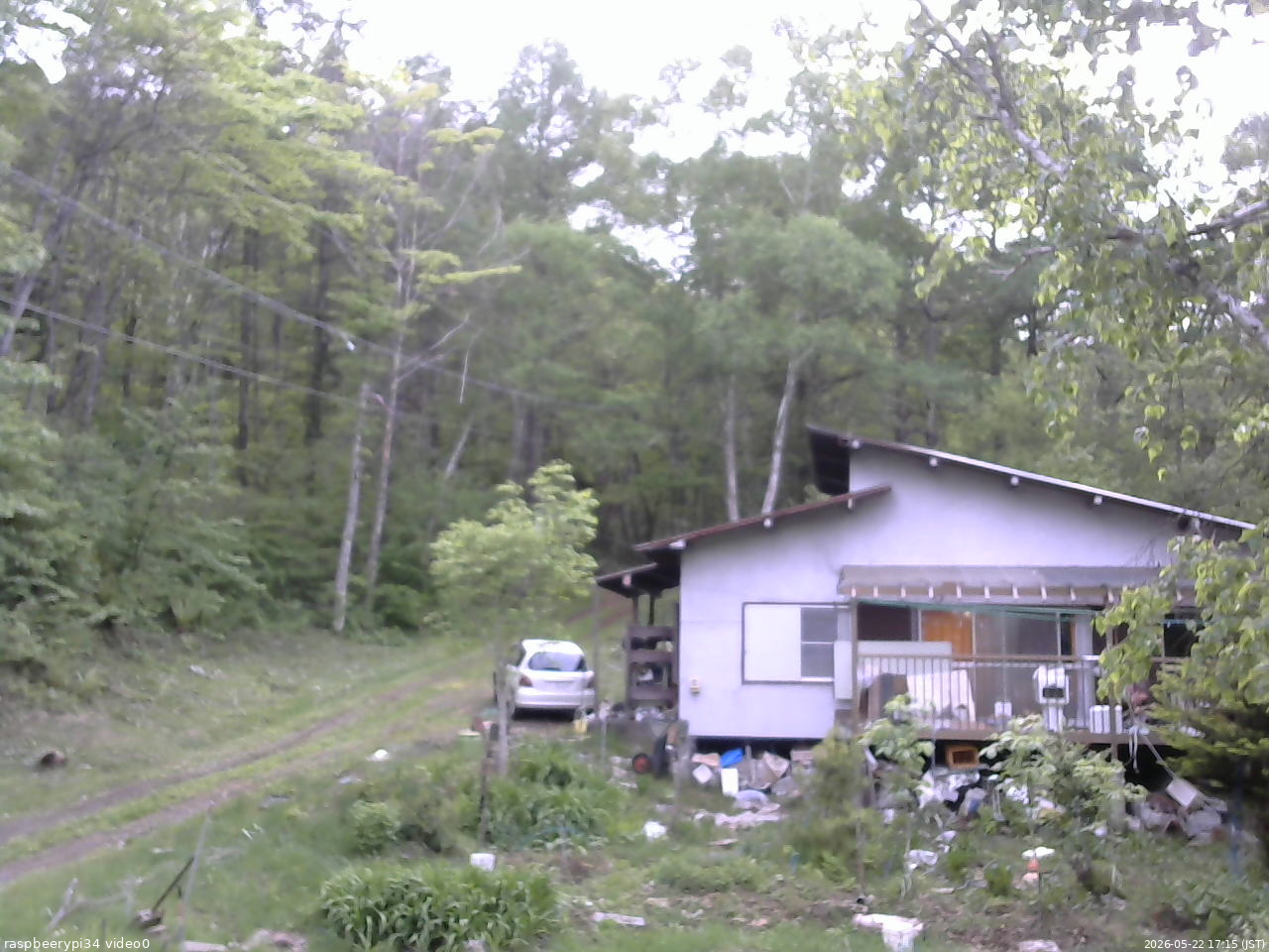 長野県菅平高原 ゆたか山荘 西側(坂上) 2026/05/22 17:15