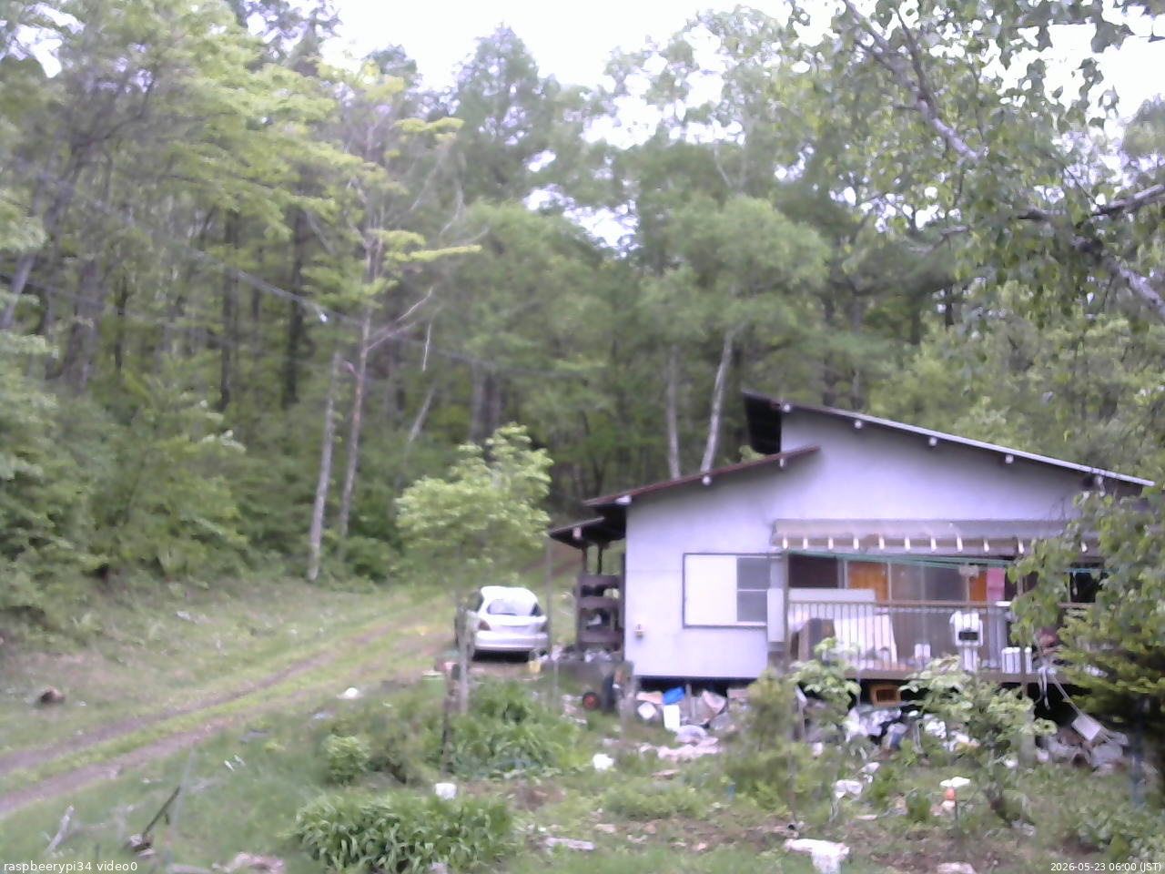 長野県菅平高原 ゆたか山荘 西側(坂上) 2026/05/23 06:00