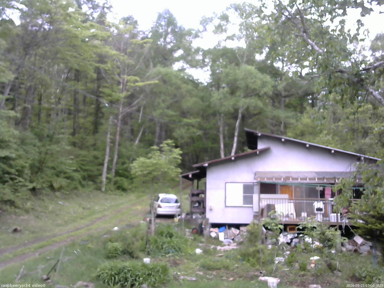 長野県菅平高原 ゆたか山荘 西側(坂上) 2026/05/23 07:00