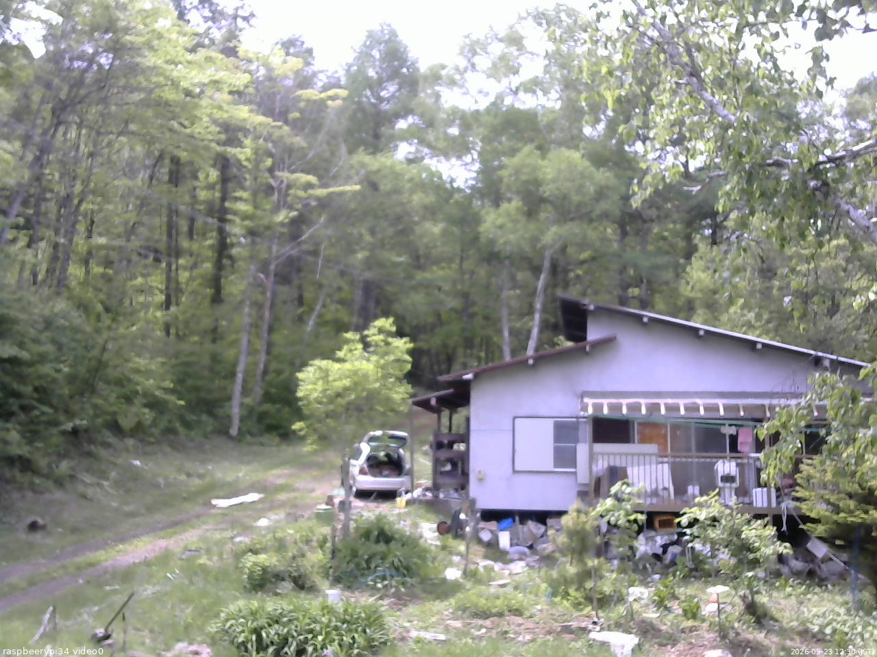 長野県菅平高原 ゆたか山荘 西側(坂上) 2026/05/23 12:30