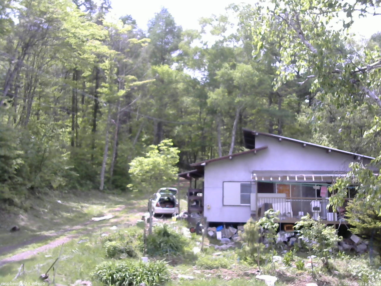 長野県菅平高原 ゆたか山荘 西側(坂上) 2026/05/23 13:00