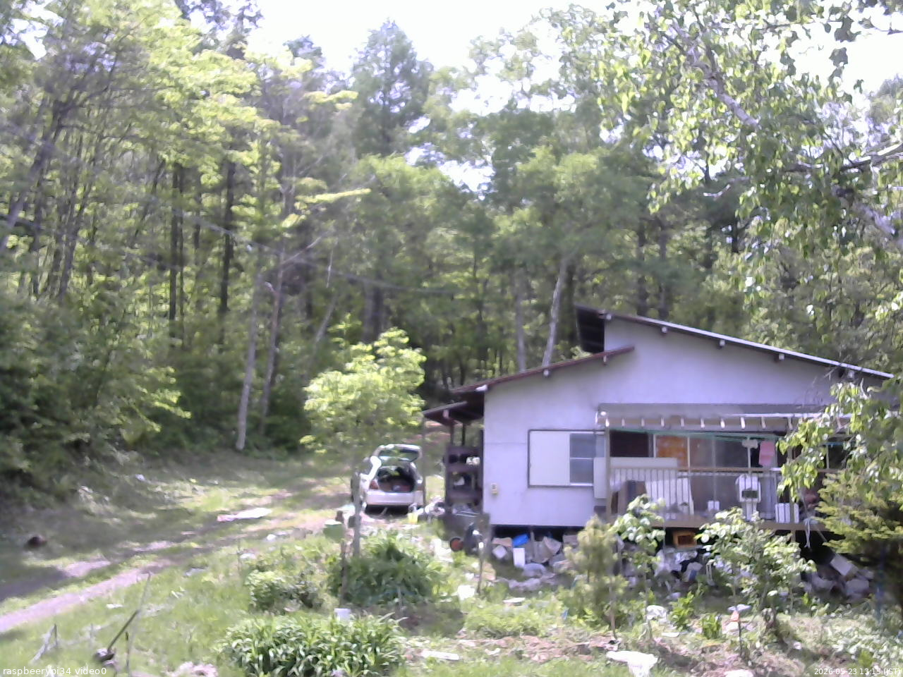 長野県菅平高原 ゆたか山荘 西側(坂上) 2026/05/23 13:15