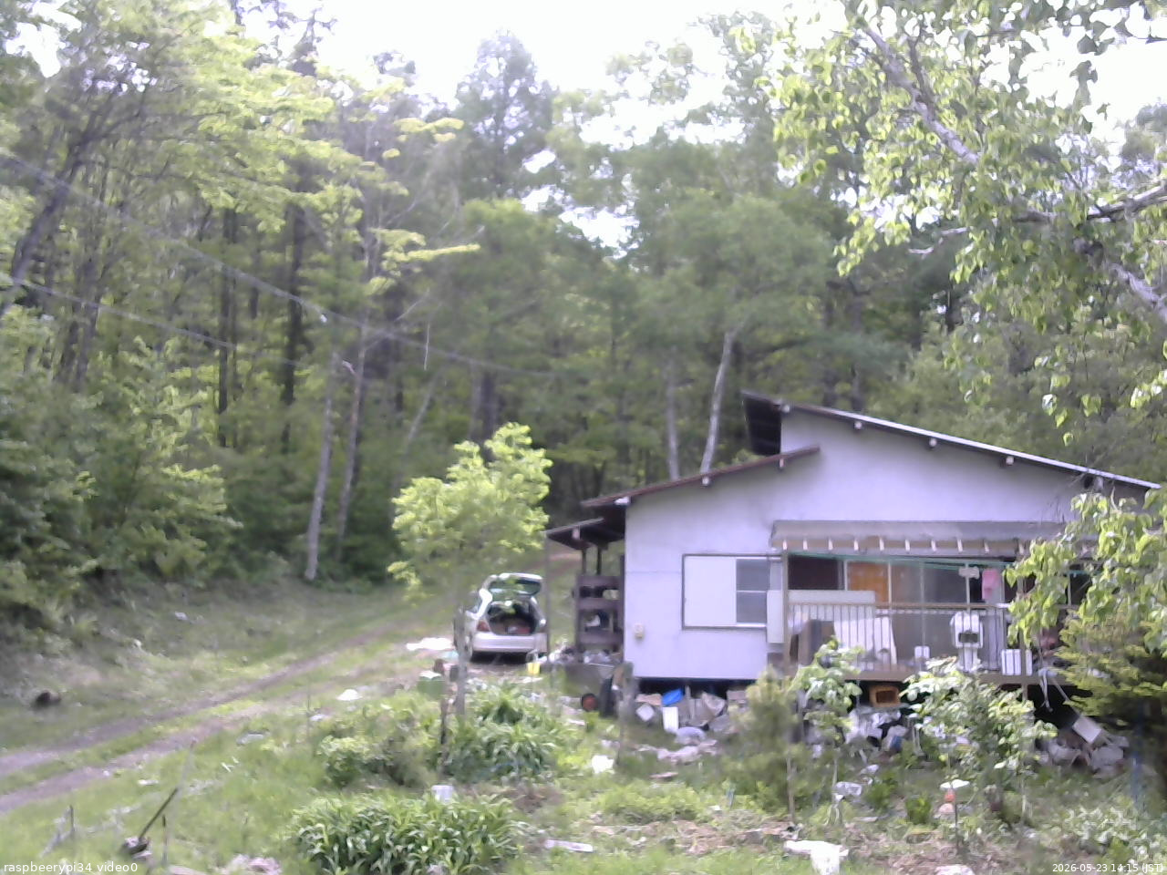 長野県菅平高原 ゆたか山荘 西側(坂上) 2026/05/23 14:15