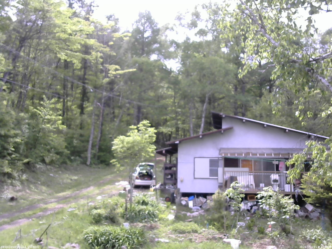 長野県菅平高原 ゆたか山荘 西側(坂上) 2026/05/23 14:30