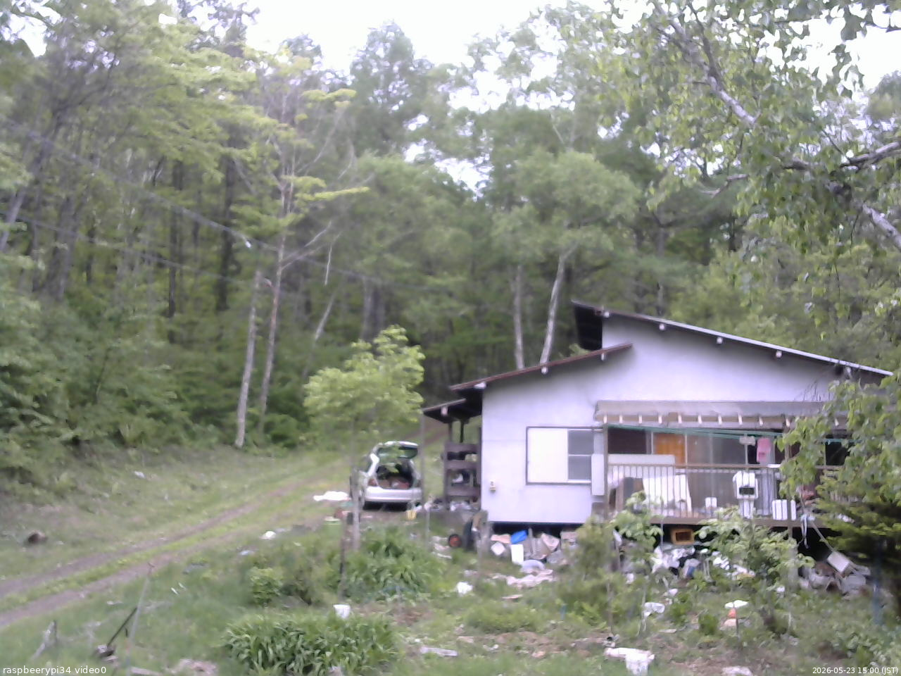 長野県菅平高原 ゆたか山荘 西側(坂上) 2026/05/23 15:00