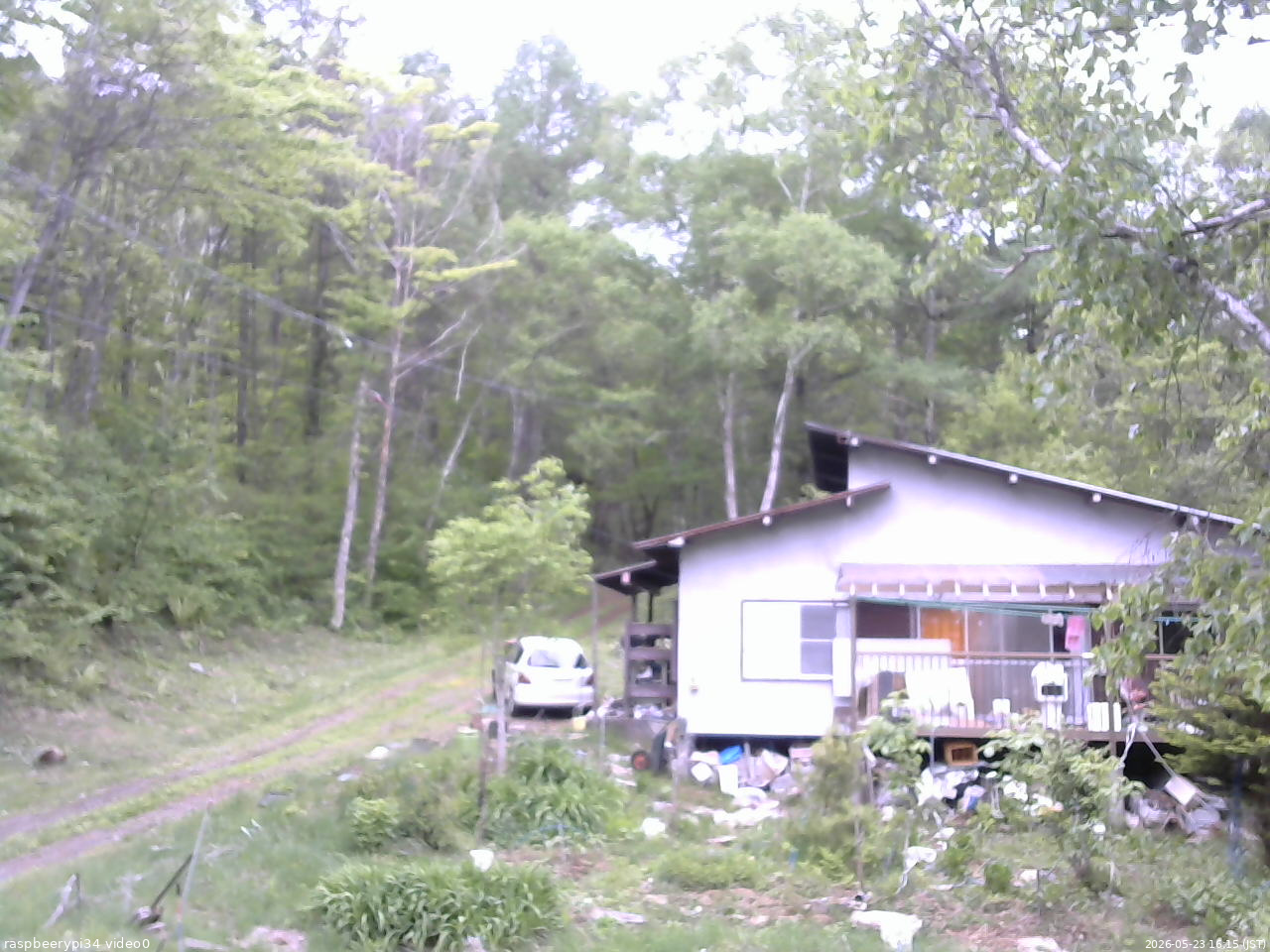 長野県菅平高原 ゆたか山荘 西側(坂上) 2026/05/23 16:15