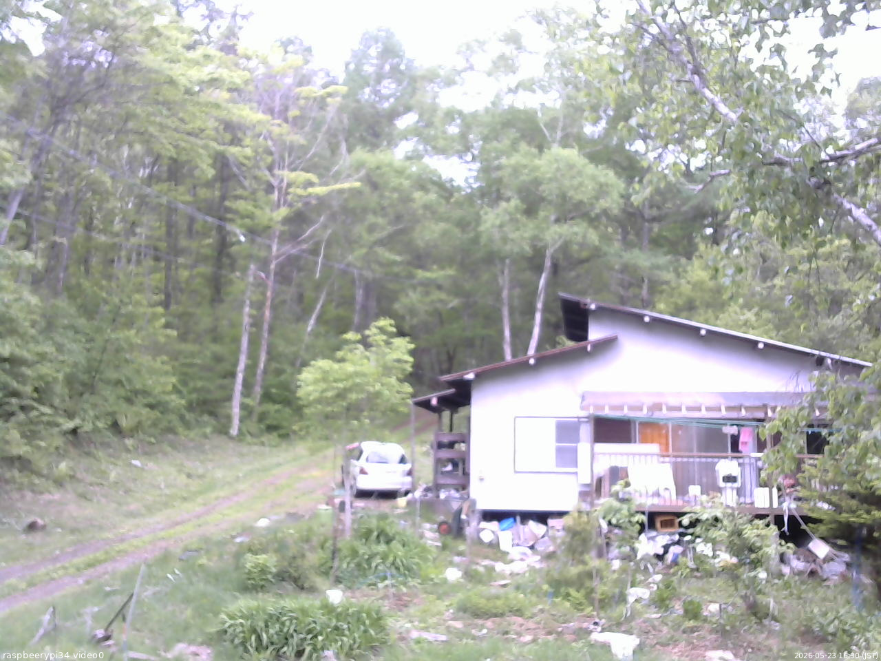 長野県菅平高原 ゆたか山荘 西側(坂上) 2026/05/23 16:30