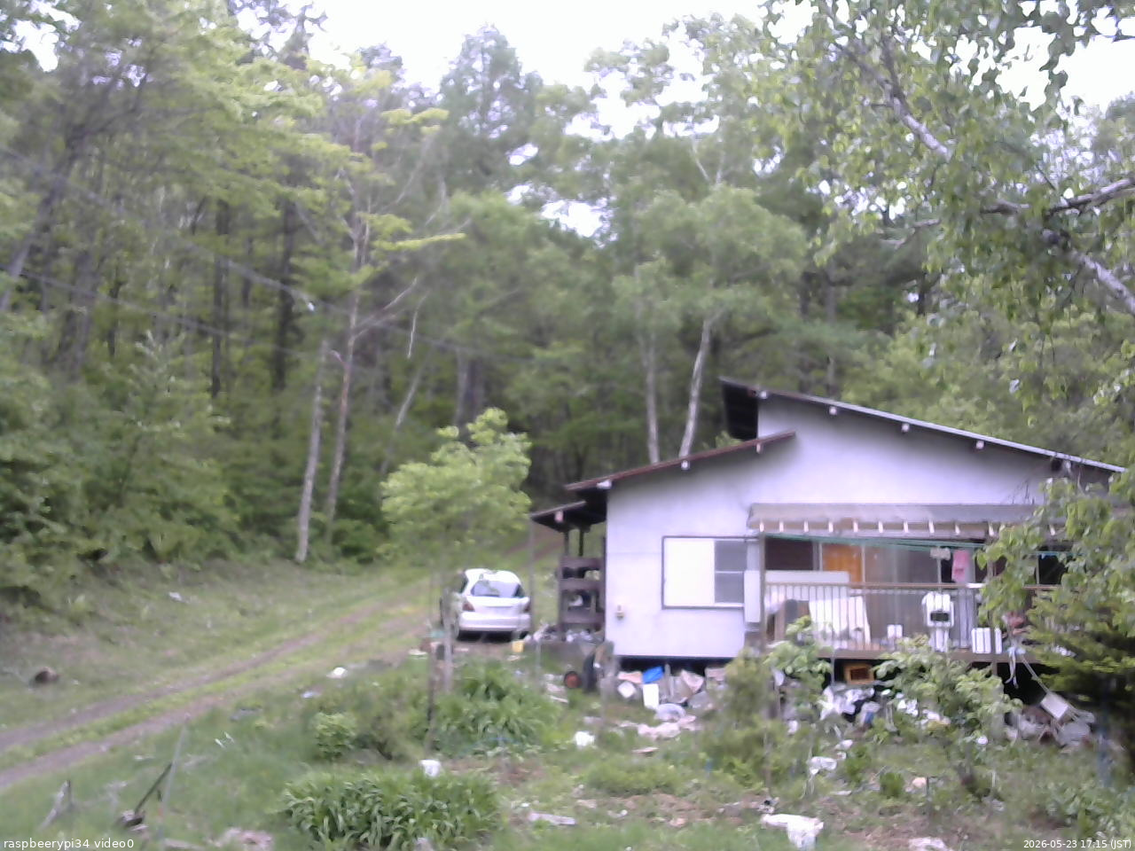 長野県菅平高原 ゆたか山荘 西側(坂上) 2026/05/23 17:15