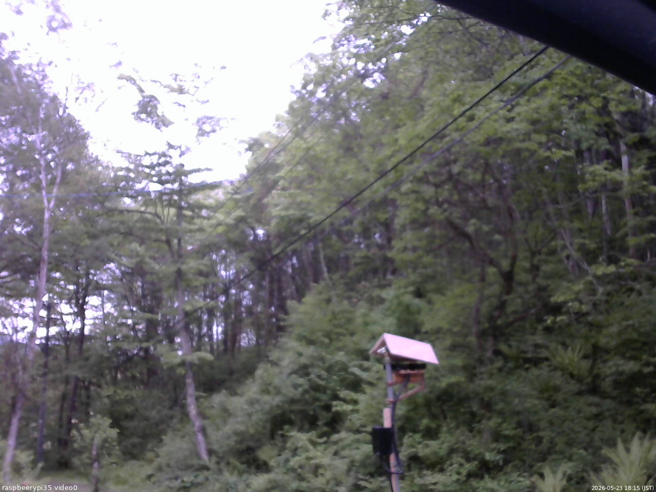 長野県菅平高原 ゆたか山荘 温度計 2026/05/23 18:15