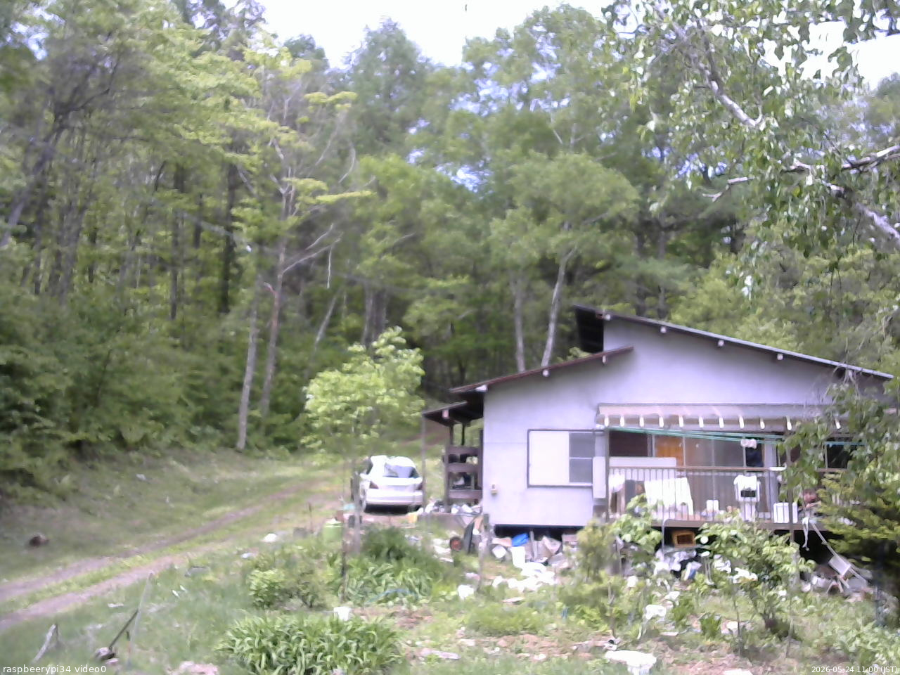 長野県菅平高原 ゆたか山荘 西側(坂上) 2026/05/24 11:00