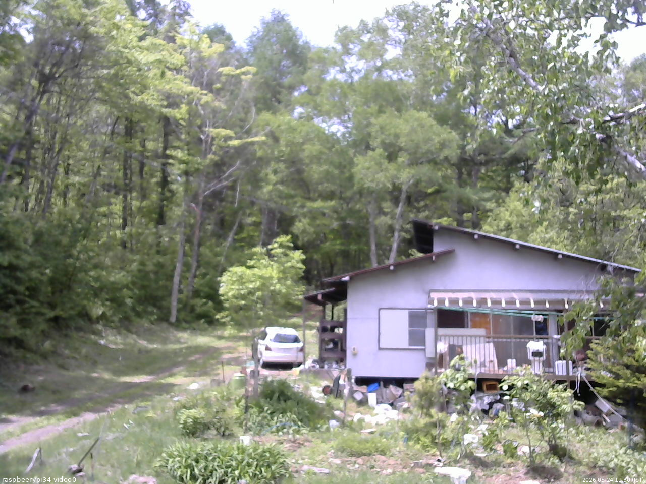 長野県菅平高原 ゆたか山荘 西側(坂上) 2026/05/24 11:30