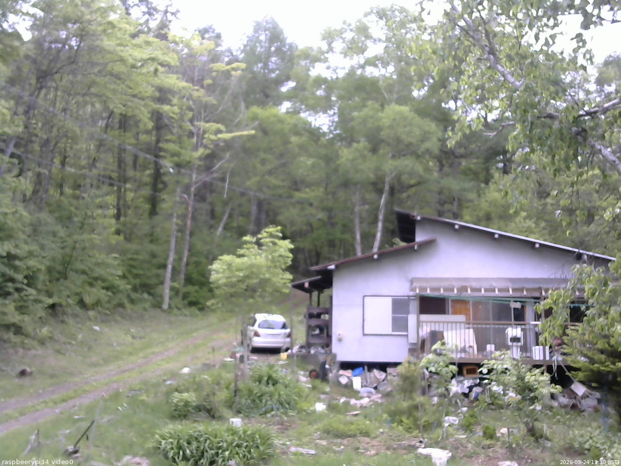 長野県菅平高原 ゆたか山荘 西側(坂上) 2026/05/24 13:30