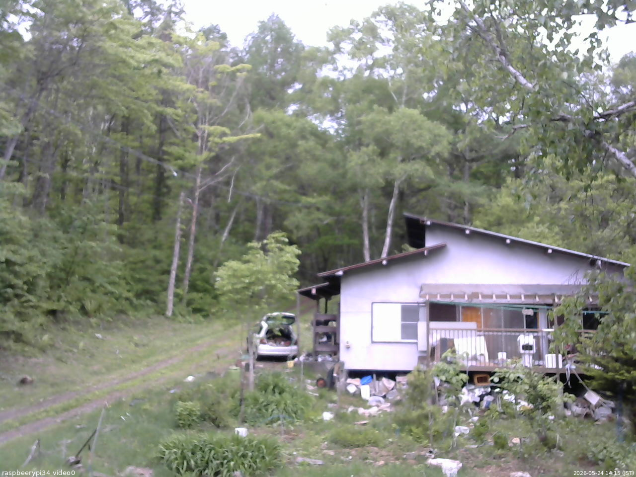 長野県菅平高原 ゆたか山荘 西側(坂上) 2026/05/24 14:15