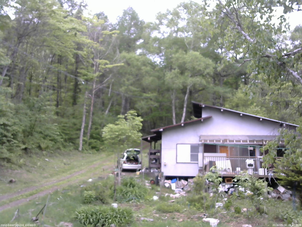 長野県菅平高原 ゆたか山荘 西側(坂上) 2026/05/24 14:30