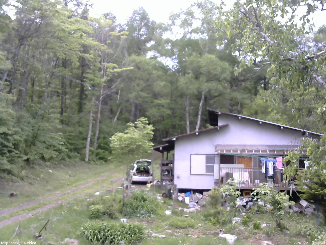 長野県菅平高原 ゆたか山荘 西側(坂上) 2026/05/25 13:30
