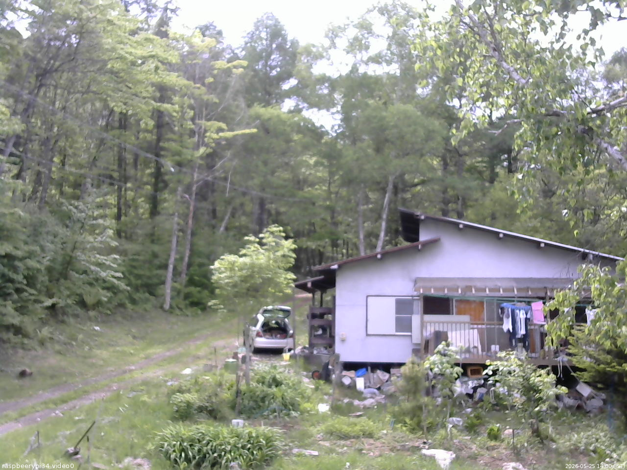 長野県菅平高原 ゆたか山荘 西側(坂上) 2026/05/25 14:00