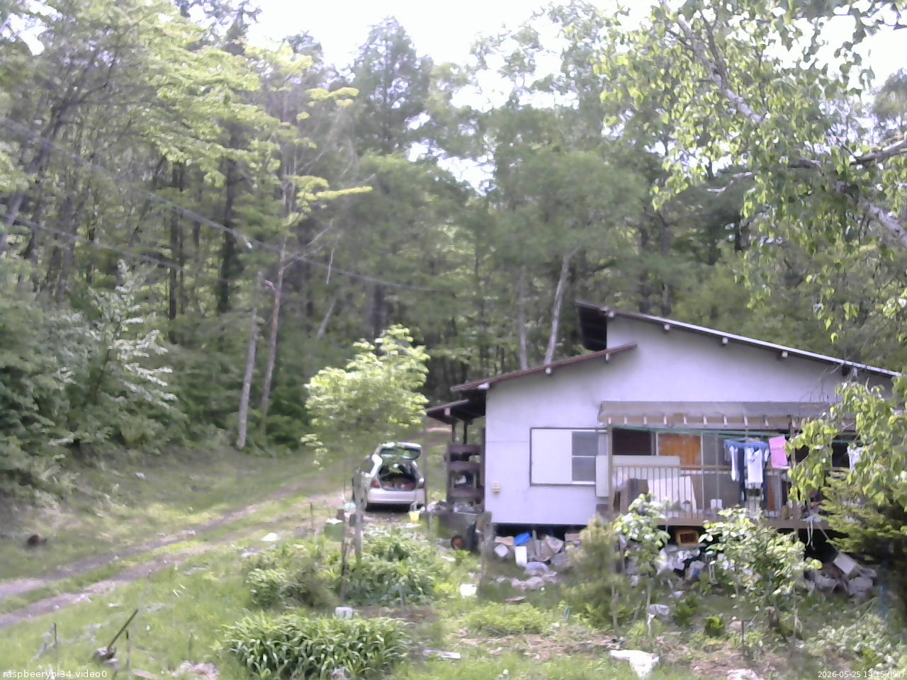 長野県菅平高原 ゆたか山荘 西側(坂上) 2026/05/25 14:15