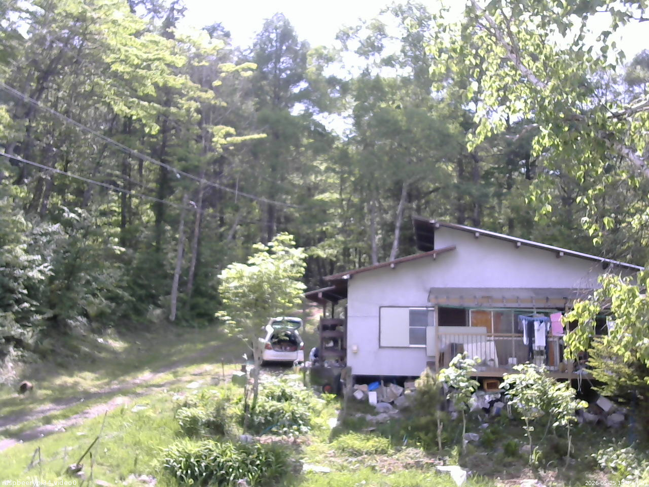 長野県菅平高原 ゆたか山荘 西側(坂上) 2026/05/25 14:45