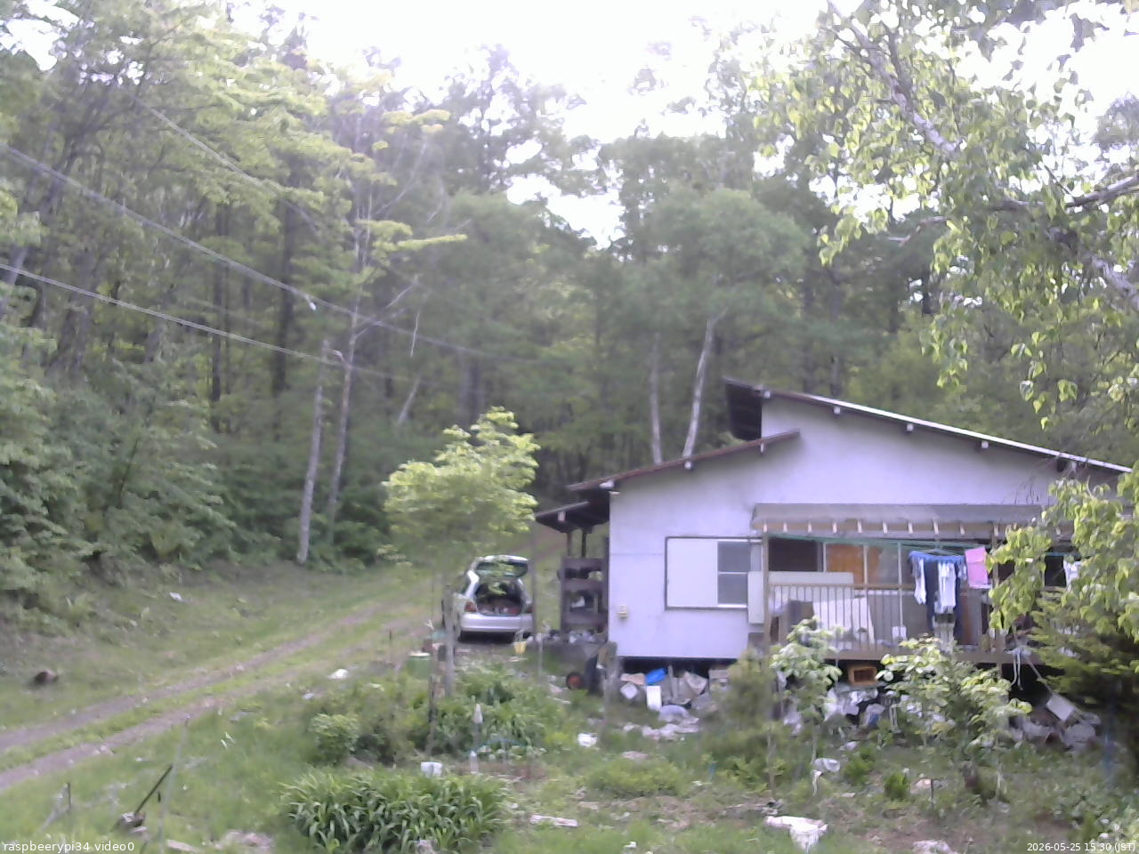 長野県菅平高原 ゆたか山荘 西側(坂上) 2026/05/25 15:30