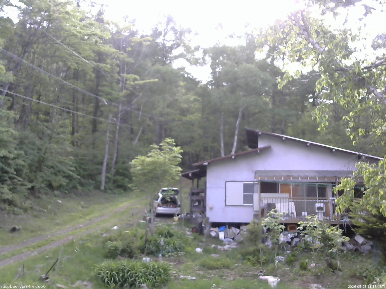 長野県菅平高原 ゆたか山荘 西側(坂上) 2026/05/25 16:15