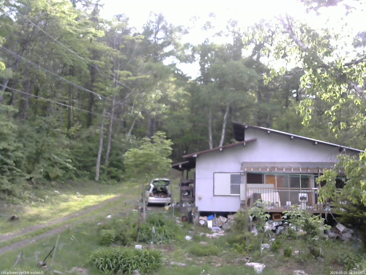 長野県菅平高原 ゆたか山荘 西側(坂上) 2026/05/25 16:30