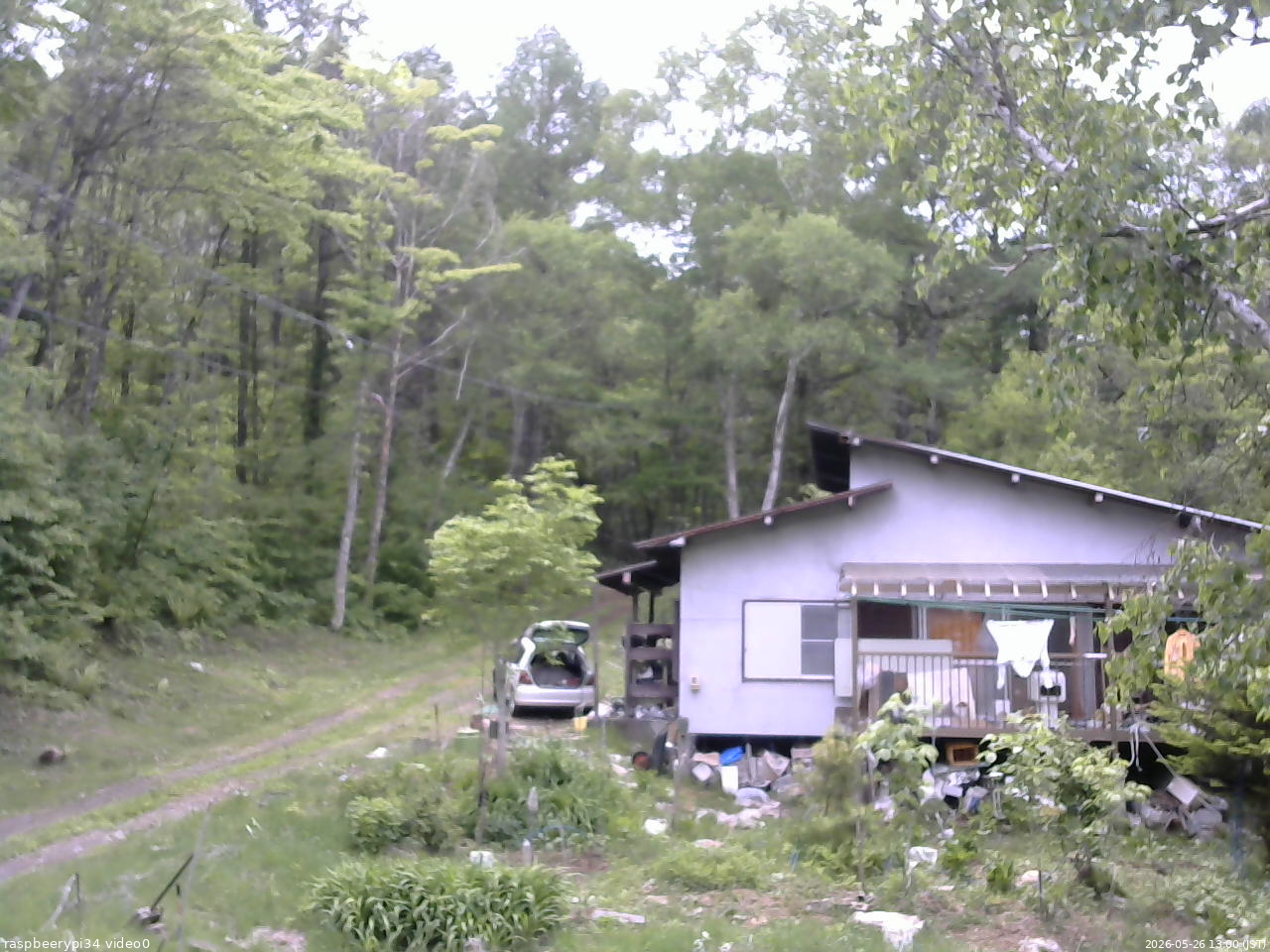 長野県菅平高原 ゆたか山荘 西側(坂上) 2026/05/26 13:00