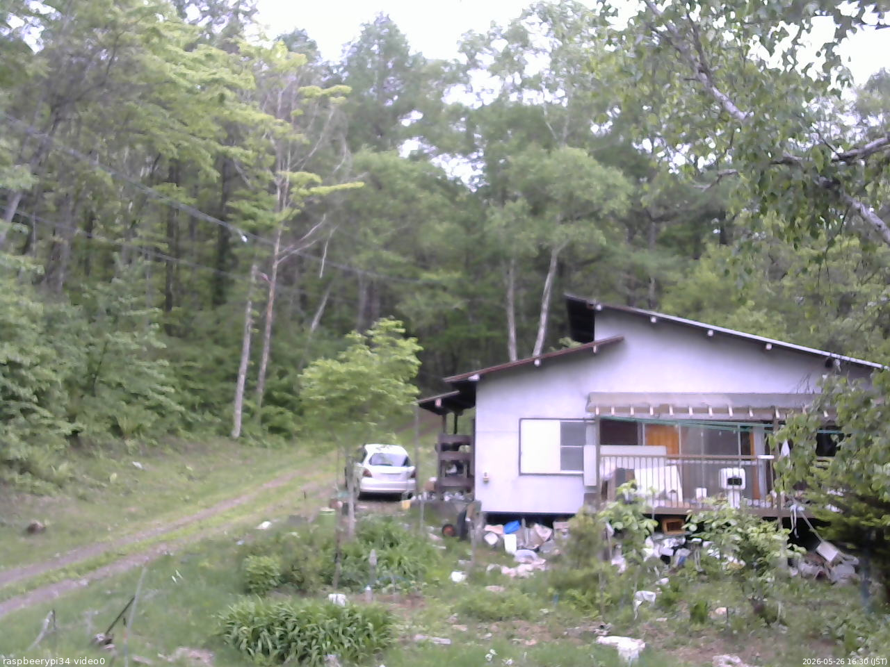 長野県菅平高原 ゆたか山荘 西側(坂上) 2026/05/26 16:30