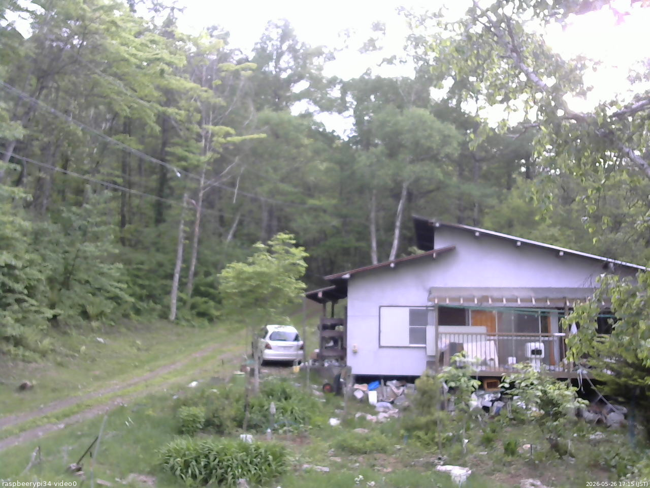 長野県菅平高原 ゆたか山荘 西側(坂上) 2026/05/26 17:15