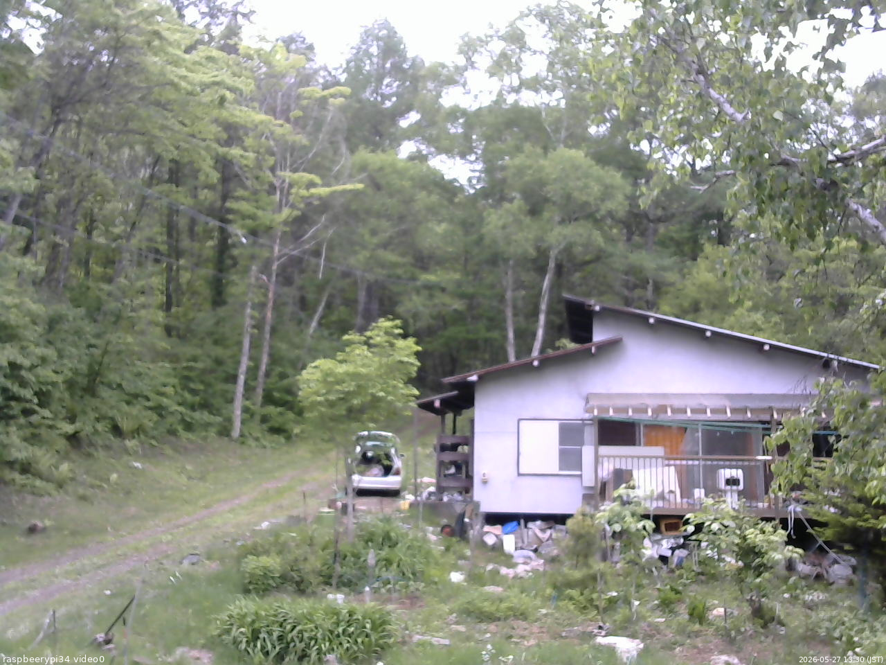 長野県菅平高原 ゆたか山荘 西側(坂上) 2026/05/27 13:30