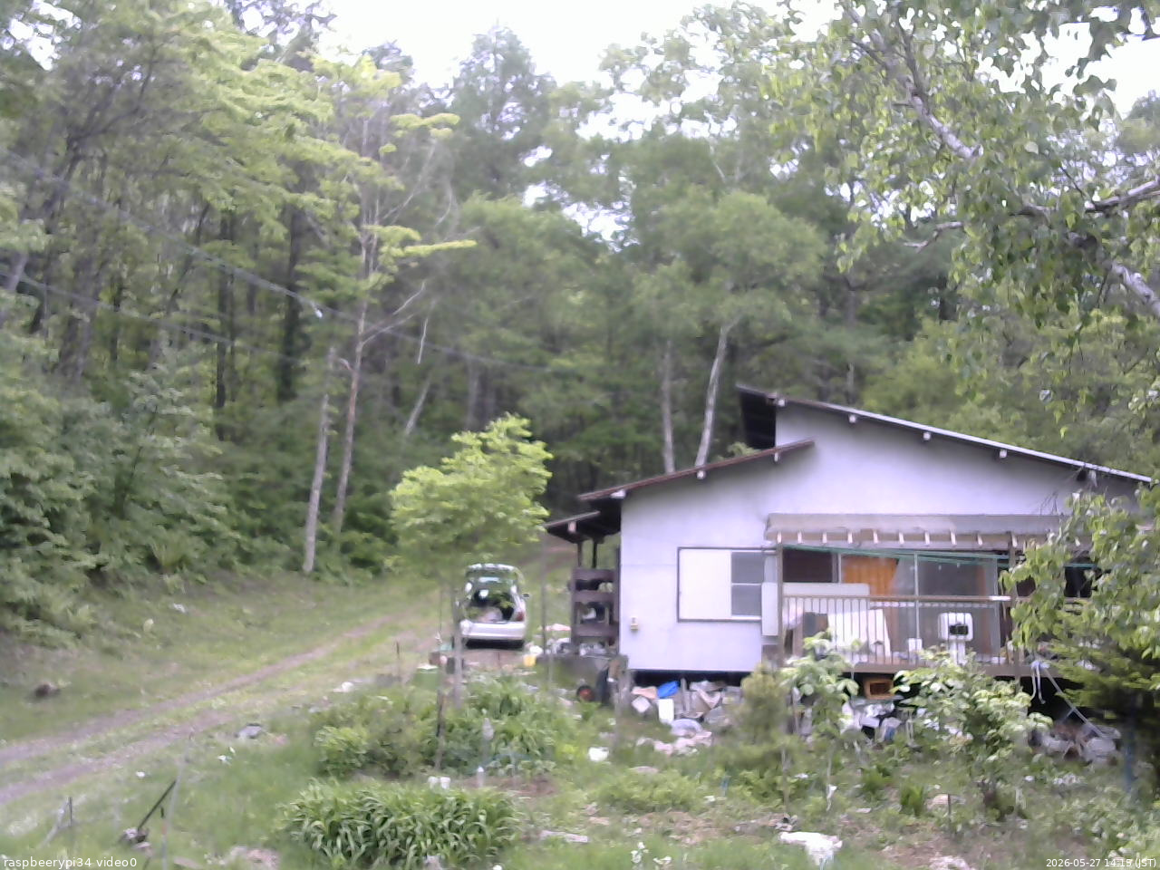 長野県菅平高原 ゆたか山荘 西側(坂上) 2026/05/27 14:15