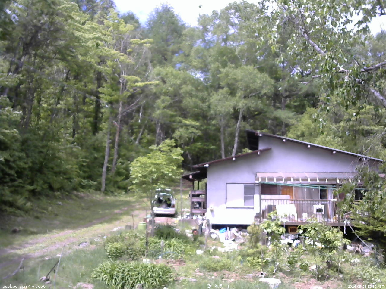 長野県菅平高原 ゆたか山荘 西側(坂上) 2026/05/28 10:30