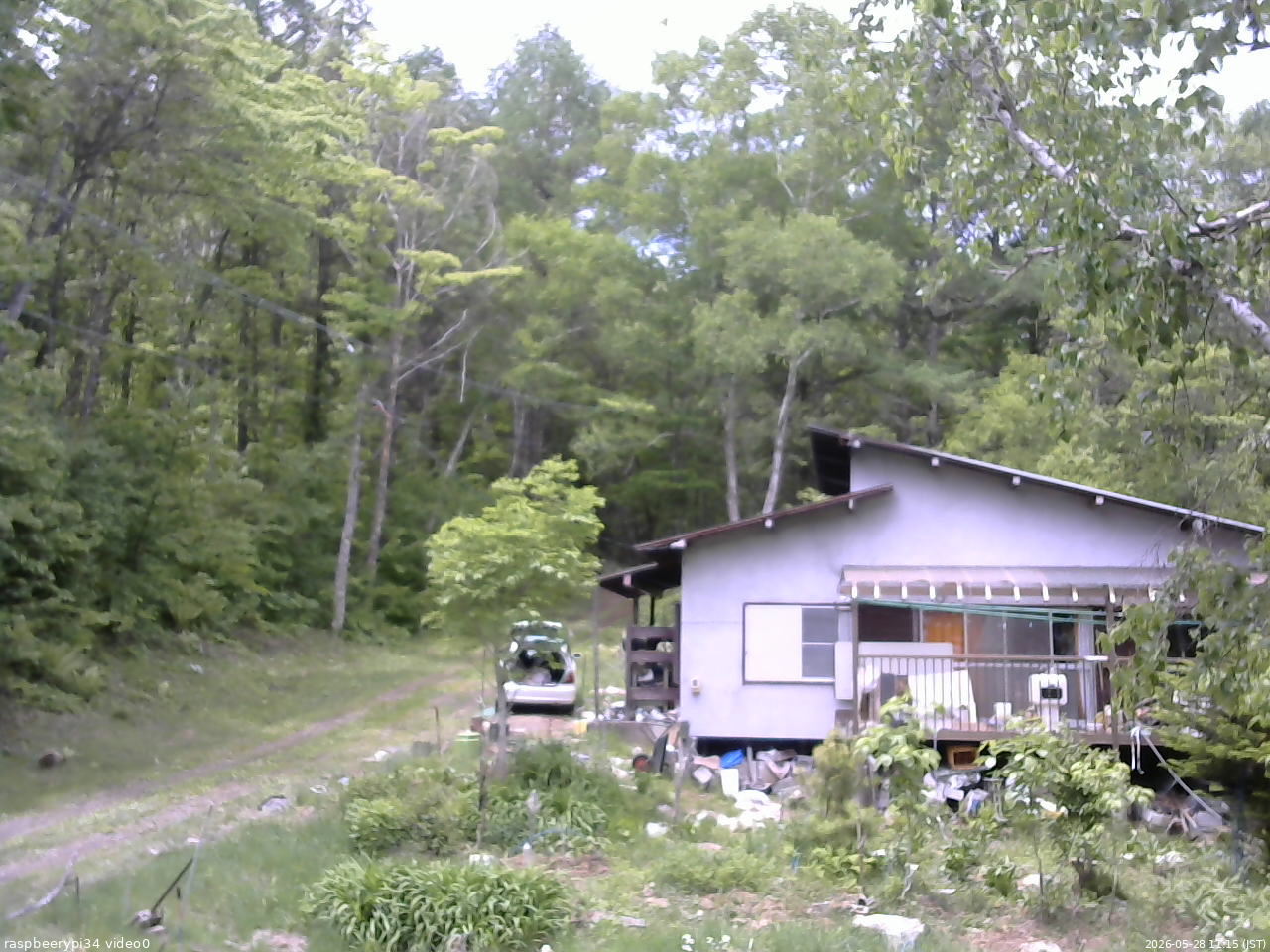 長野県菅平高原 ゆたか山荘 西側(坂上) 2026/05/28 11:15