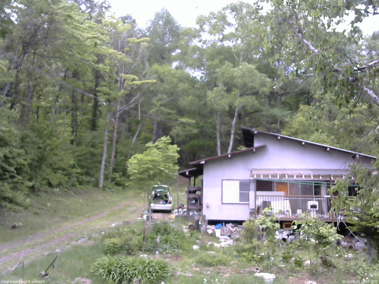 長野県菅平高原 ゆたか山荘 西側(坂上) 2026/05/28 11:45