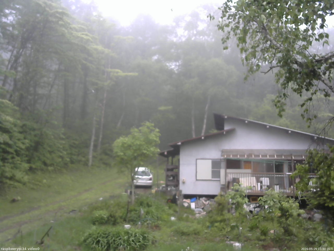 長野県菅平高原 ゆたか山荘 西側(坂上) 2026/05/29 05:30