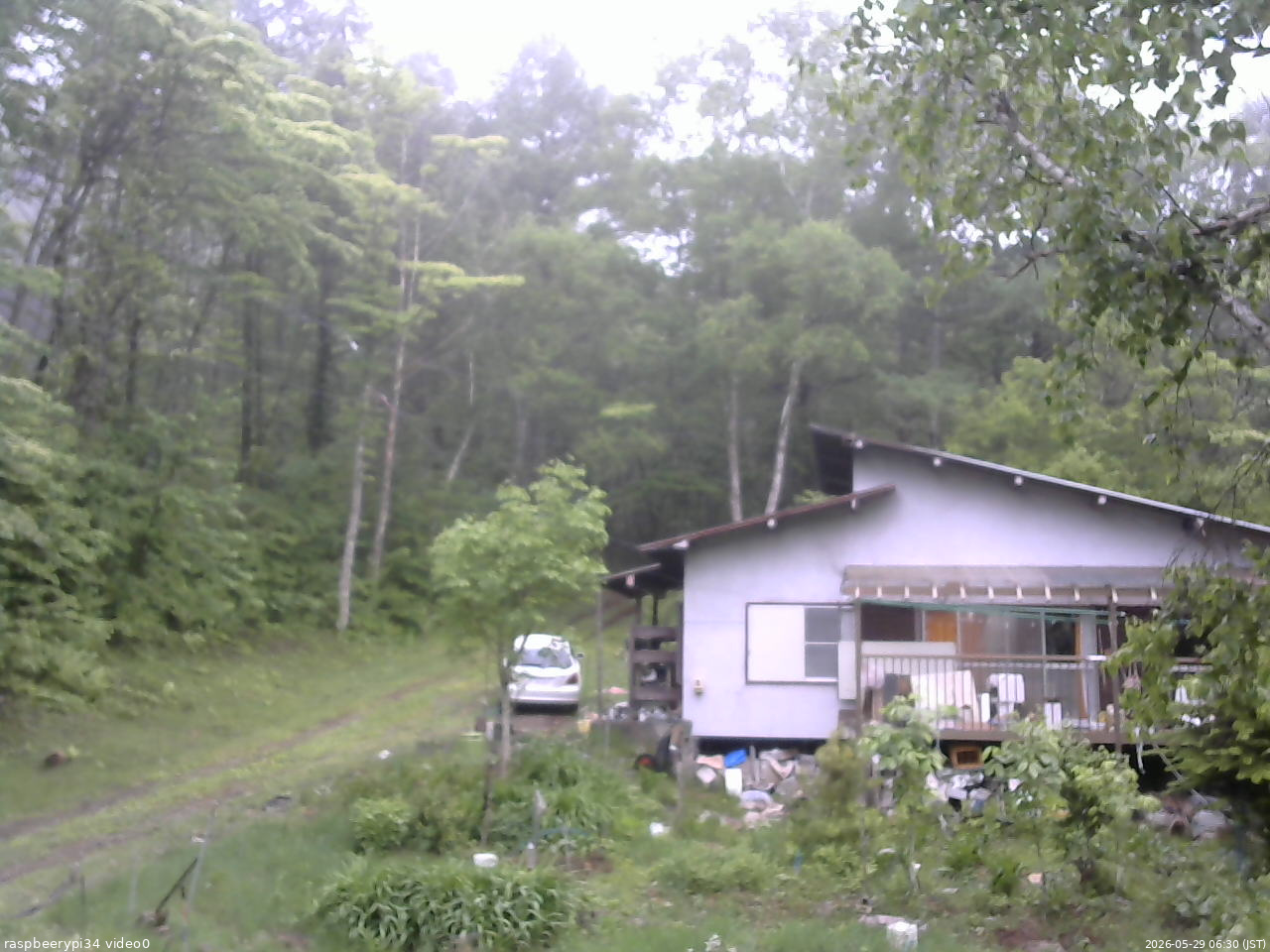 長野県菅平高原 ゆたか山荘 西側(坂上) 2026/05/29 06:30