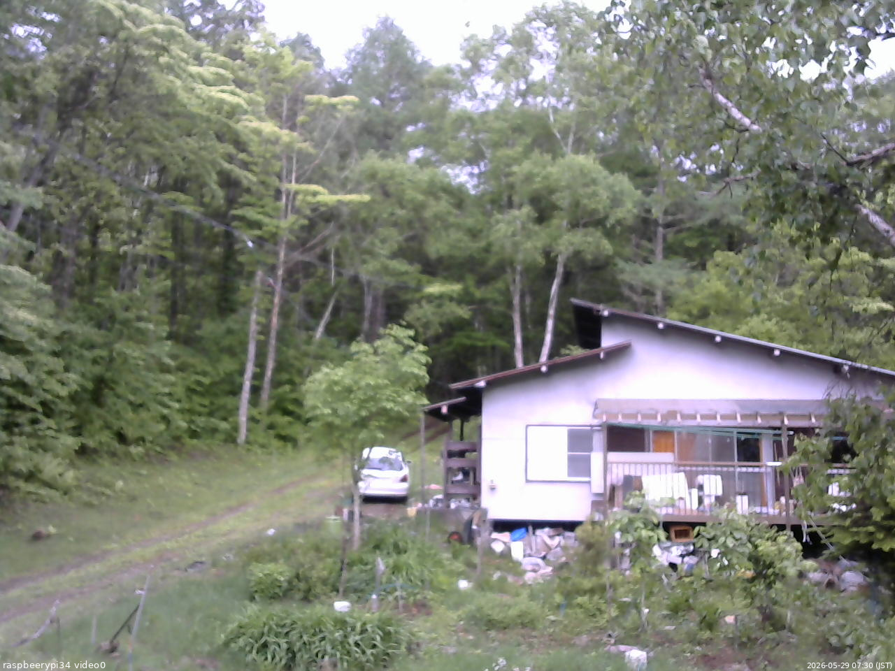 長野県菅平高原 ゆたか山荘 西側(坂上) 2026/05/29 07:30