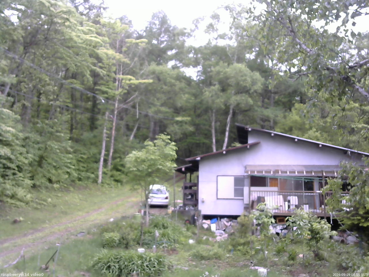 長野県菅平高原 ゆたか山荘 西側(坂上) 2026/05/29 08:15