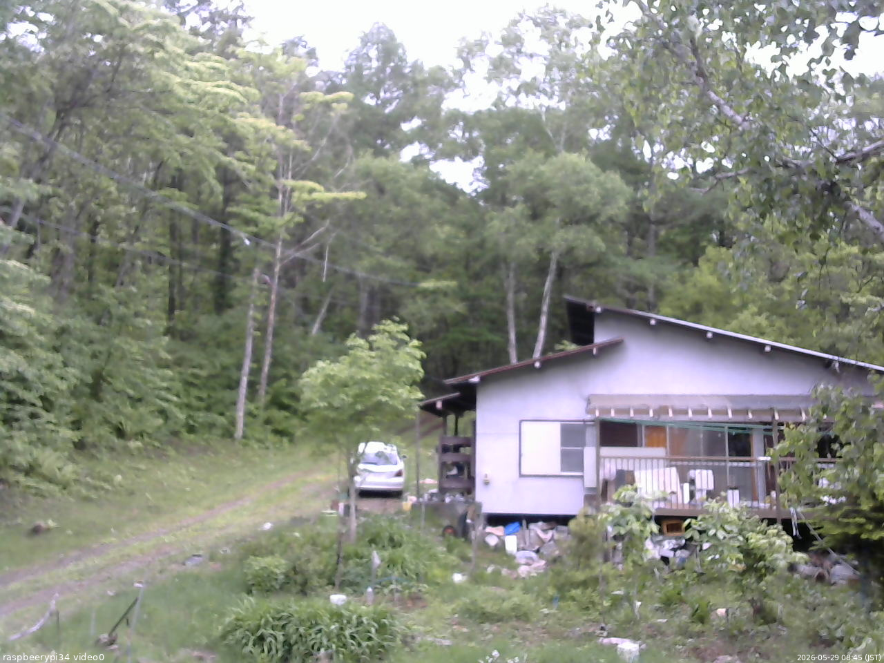 長野県菅平高原 ゆたか山荘 西側(坂上) 2026/05/29 08:45