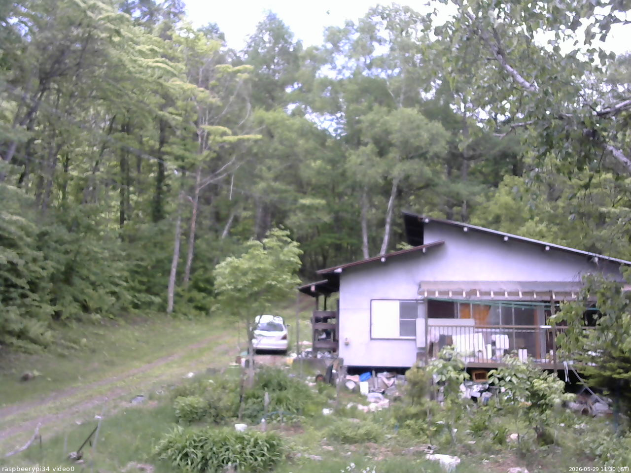 長野県菅平高原 ゆたか山荘 西側(坂上) 2026/05/29 11:30