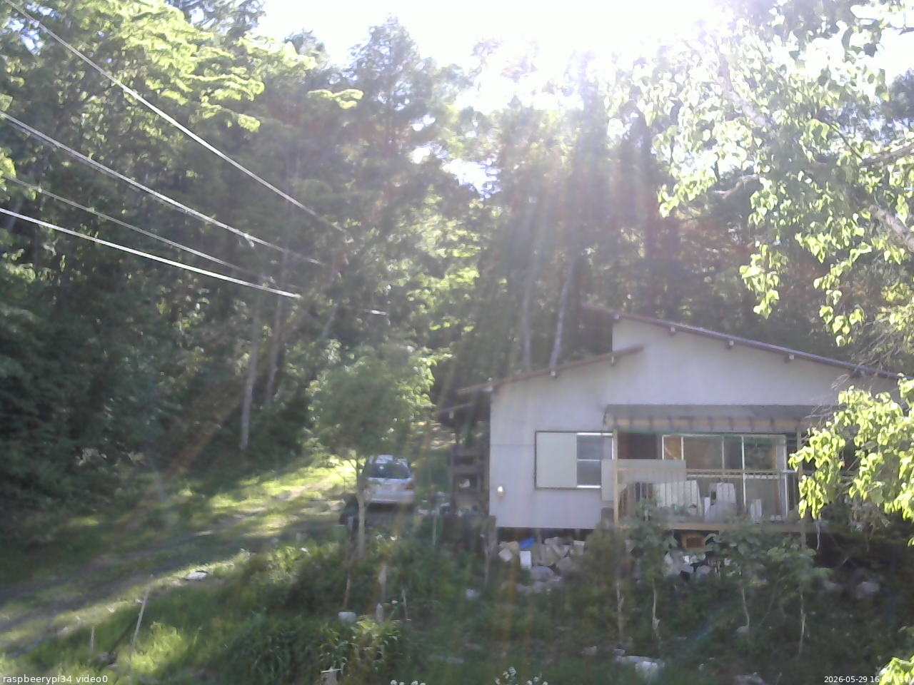 長野県菅平高原 ゆたか山荘 西側(坂上) 2026/05/29 16:00