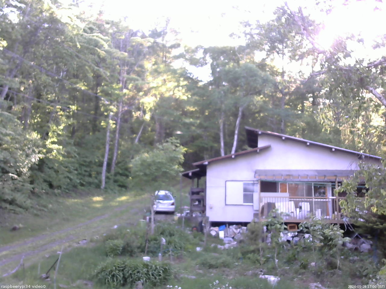 長野県菅平高原 ゆたか山荘 西側(坂上) 2026/05/29 17:00