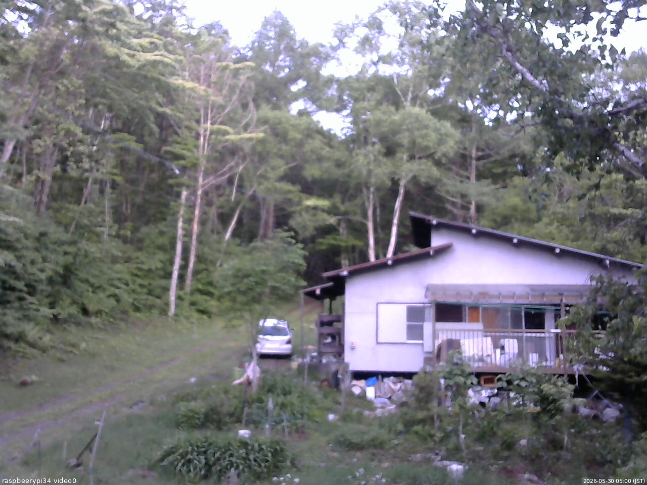 長野県菅平高原 ゆたか山荘 西側(坂上) 2026/05/30 05:00