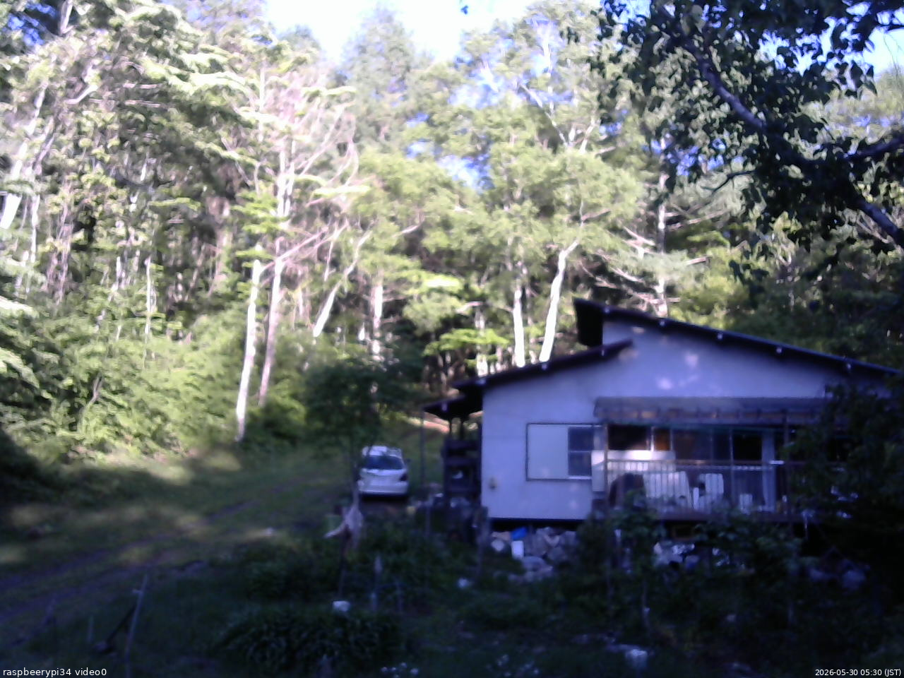 長野県菅平高原 ゆたか山荘 西側(坂上) 2026/05/30 05:30