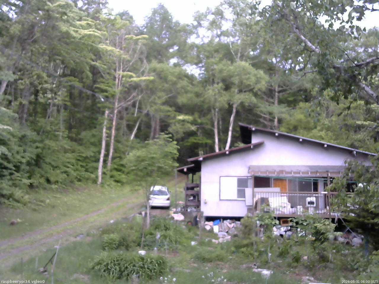 長野県菅平高原 ゆたか山荘 西側(坂上) 2026/05/31 06:00