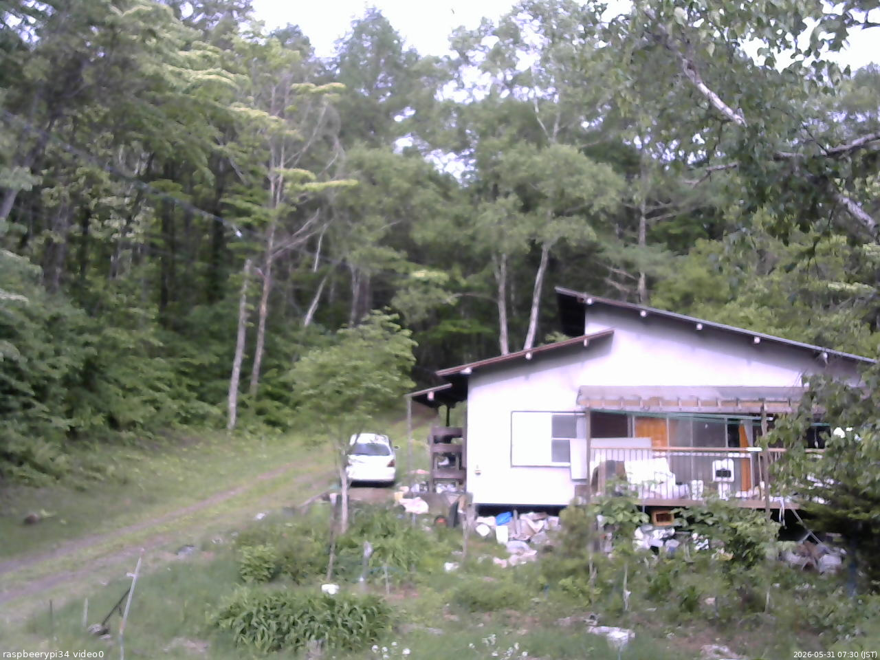 長野県菅平高原 ゆたか山荘 西側(坂上) 2026/05/31 07:30