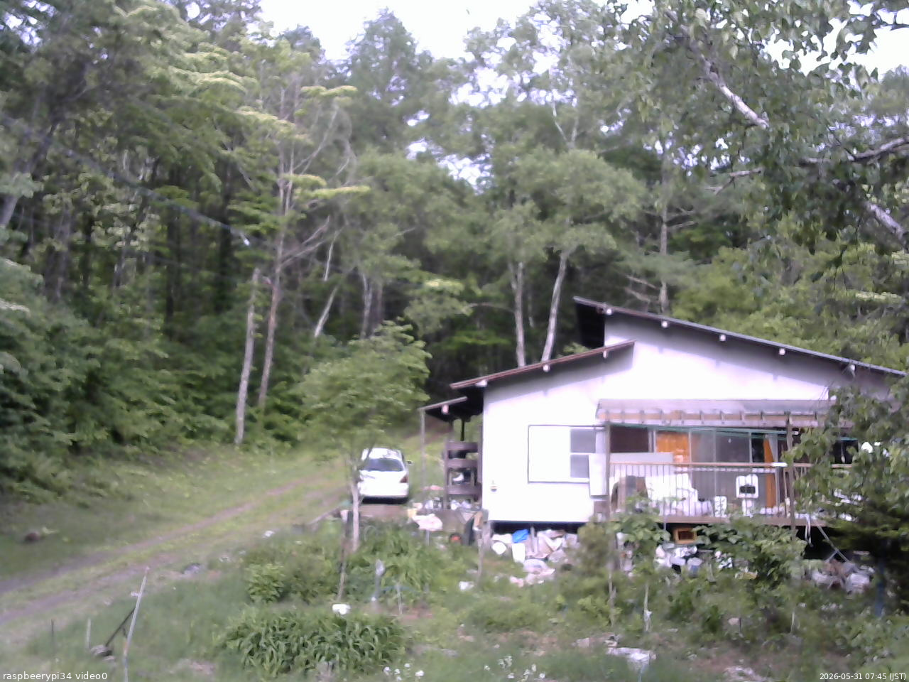長野県菅平高原 ゆたか山荘 西側(坂上) 2026/05/31 07:45