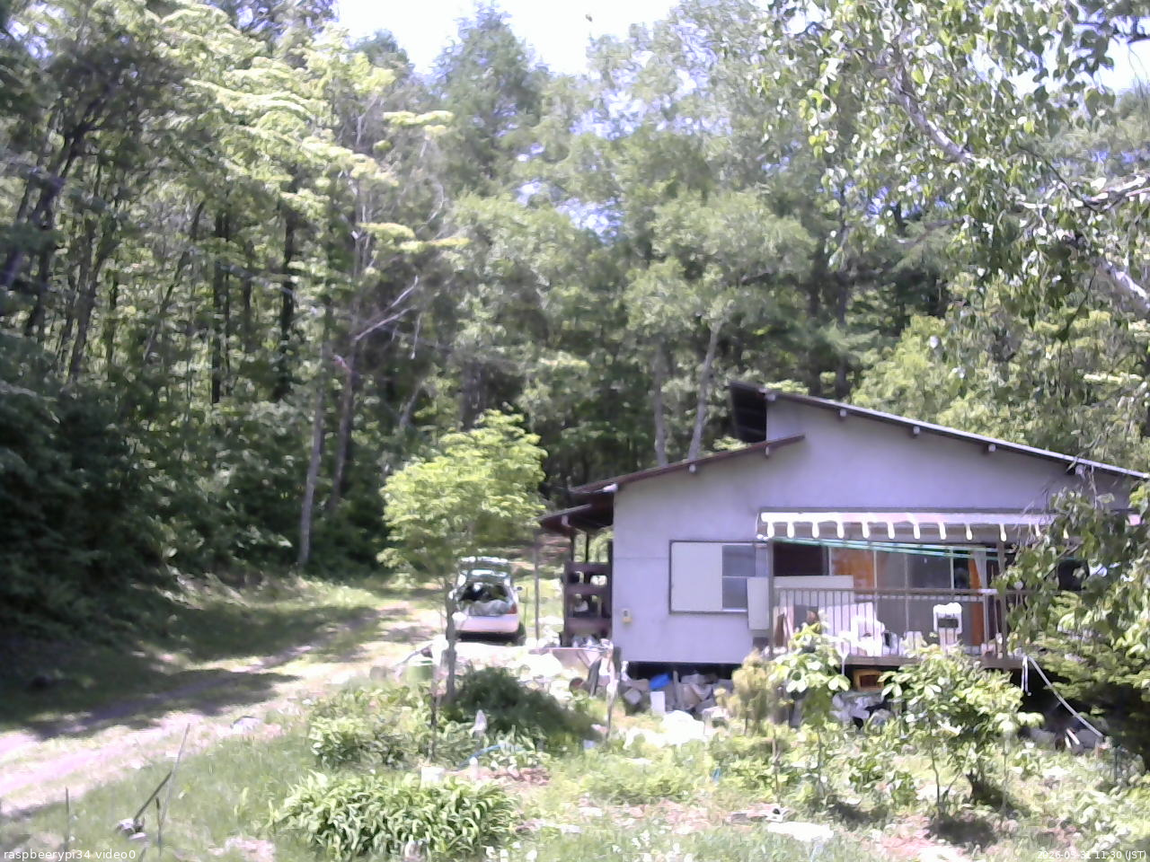長野県菅平高原 ゆたか山荘 西側(坂上) 2026/05/31 11:30