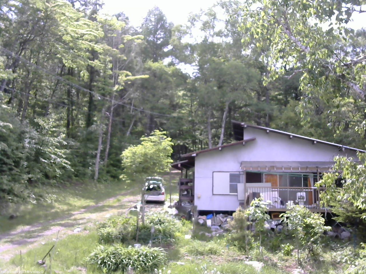 長野県菅平高原 ゆたか山荘 西側(坂上) 2026/05/31 14:00