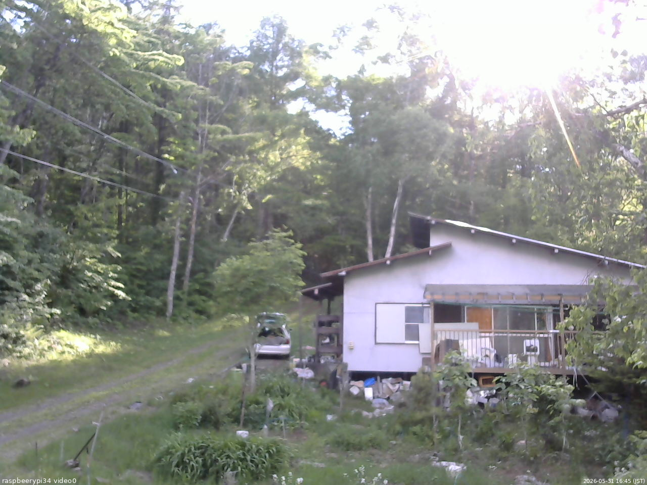 長野県菅平高原 ゆたか山荘 西側(坂上) 2026/05/31 16:45